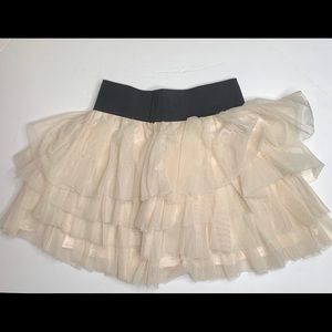 Cream girls tutu